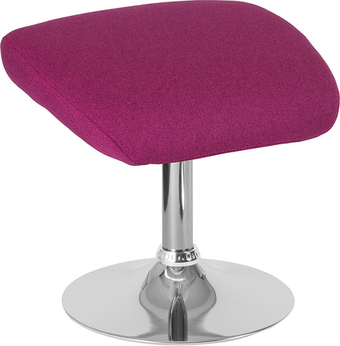 Flash Furniture Egg Series Magenta Fabric Ottoman, Model# CH-162430-O-MAG-FAB-GG