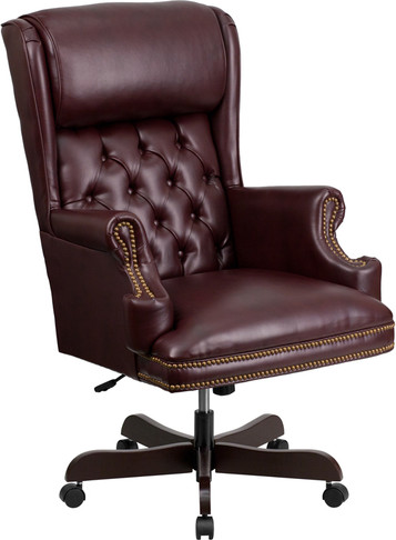 Flash Furniture Burgundy High Back Chair, Model# CI-J600-BY-GG