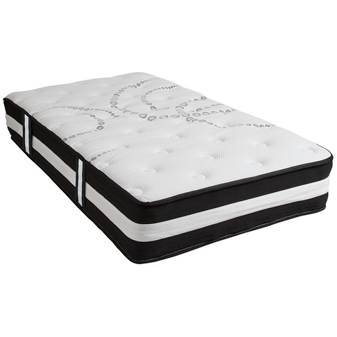 Flash Furniture Capri Comfortable Sleep 12in Pocket Mattress-Twin, Model# CL-E230P-R-T-GG