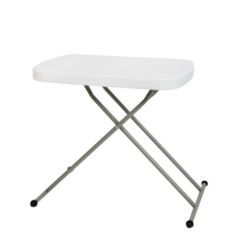 Flash Furniture White Folding Adjustable Table, Model# DAD-YCZ-66X-GW-GG