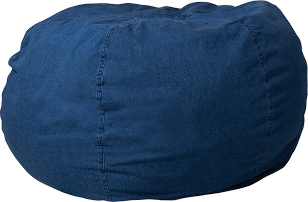 Flash Furniture Denim Bean Bag Chair, Model# DG-BEAN-LARGE-DENIM-GG