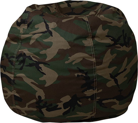 Flash Furniture Camouflage Bean Bag Chair, Model# DG-BEAN-SMALL-CAMO-GG