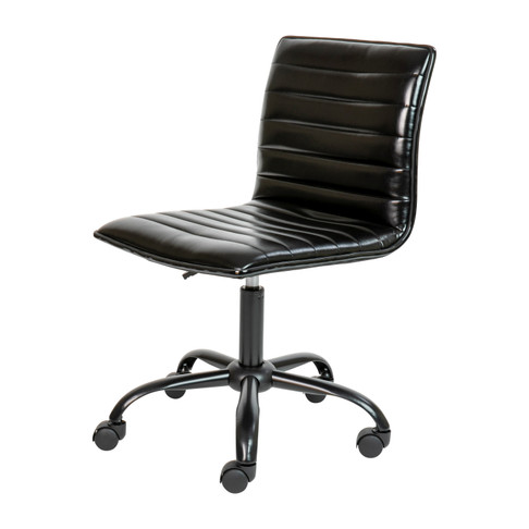 Flash Furniture Black Low Back Task Chair, Model# DS-512B-BK-BK-GG