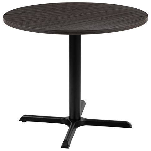 Flash Furniture 36RD Gray Conference Table, Model# GC-M-BLK-15-GRY-GG