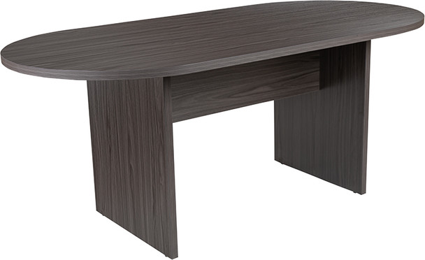 Flash Furniture 6FT Gray Conference Table, Model# GC-TL1035-GRY-GG