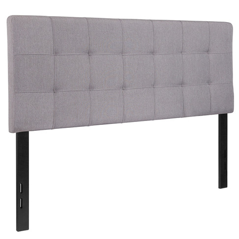 Flash Furniture Bedford Full Headboard-Gray Fabric, Model# HG-HB1704-F-LG-GG