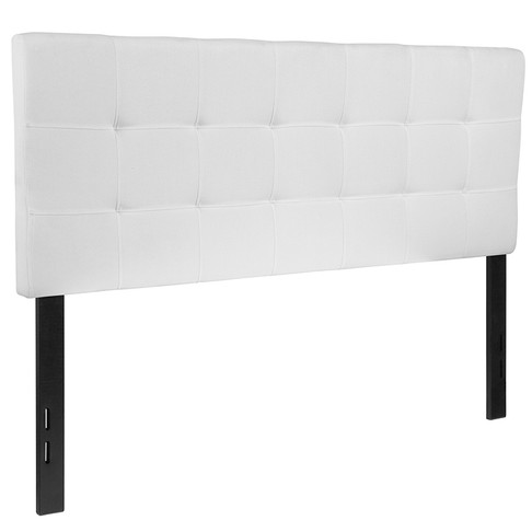 Flash Furniture Bedford Full Headboard-White Fabric, Model# HG-HB1704-F-W-GG