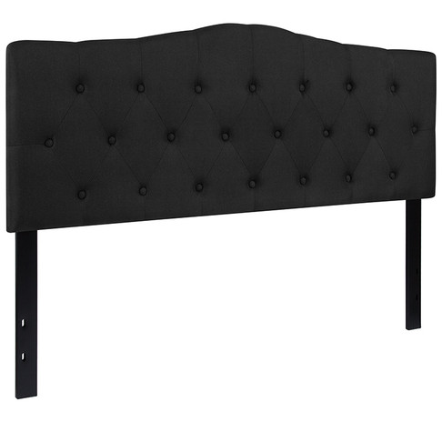 Flash Furniture Cambridge Queen Headboard-Black Fabric, Model# HG-HB1708-Q-BK-GG