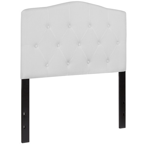 Flash Furniture Cambridge Twin Headboard-White Fabric, Model# HG-HB1708-T-W-GG