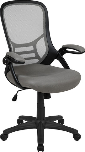 Flash Furniture Light Gray Mesh Office Chair, Model# HL-0016-1-BK-GY-GG