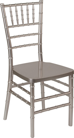 Flash Furniture HERCULES Series Pewter Resin Chiavari Chair, Model# LE-PEWTER-GG