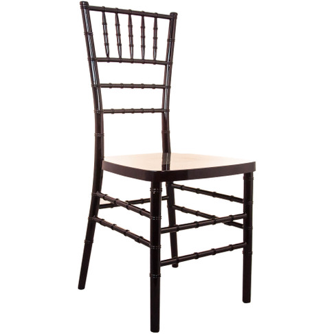Flash Furniture Mahogany Resin Chiavari Chair, Model# RSCHI-M