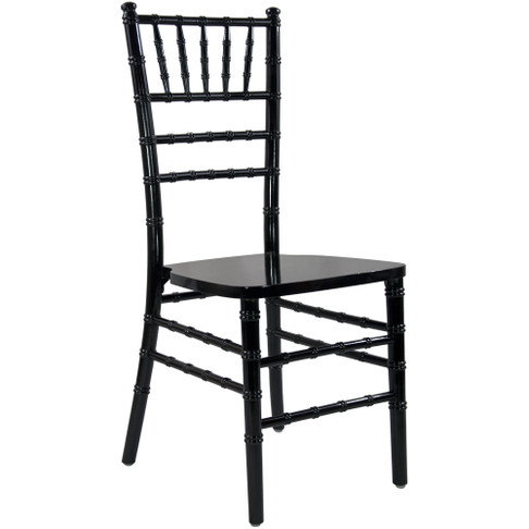 Flash Furniture Black Wood Chiavari Chair, Model# WDCHI-B