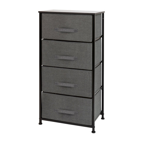 Flash Furniture Black/Gray Tall Organizer, Model# WX-5L203-X-BK-GR-GG