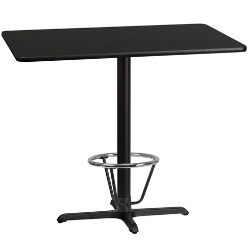 Flash Furniture 30x48 Table-23.5x29.5 X-Base, Model# XU-BLKTB-3048-T2230B-3CFR-GG