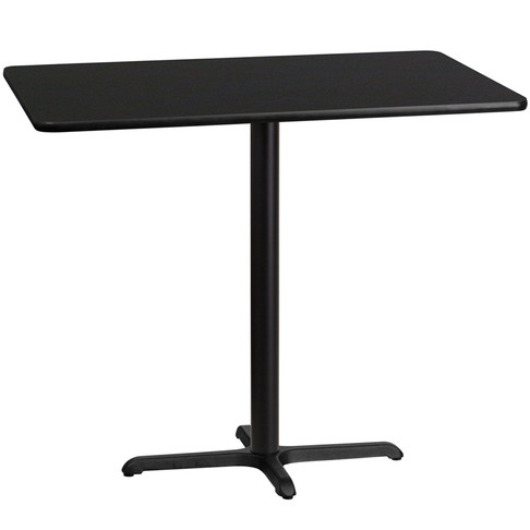 Flash Furniture 30x48 Table-23.5x29.5 X-Base, Model# XU-BLKTB-3048-T2230B-GG