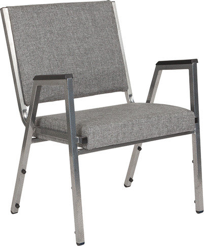 Flash Furniture HERCULES Series Gray Fabric Bariatric Armchair, Model# XU-DG-60443-670-1-GY-GG