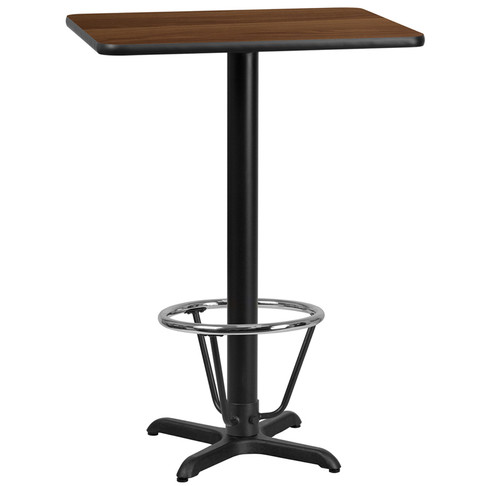 Flash Furniture 24x30 WA Laminate Table-X-Base, Model# XU-WALTB-2430-T2222B-3CFR-GG