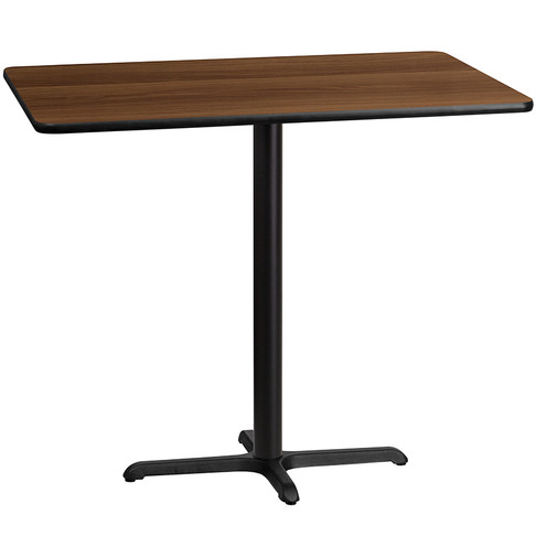 Flash Furniture 30x48 WA Laminate Table-X-Base, Model# XU-WALTB-3048-T2230B-GG