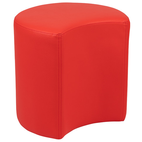 Flash Furniture 18" Soft Seating Moon-Red, Model# ZB-FT-045C-18-RED-GG