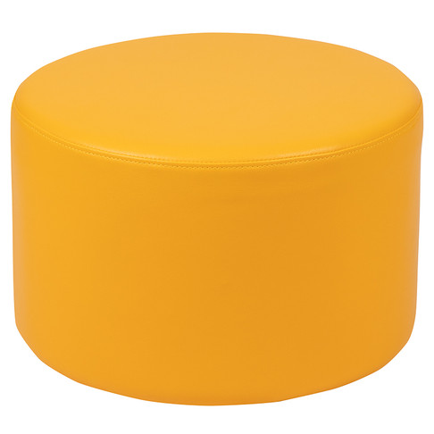Flash Furniture 12" Soft Seating Circle-Yellow, Model# ZB-FT-045R-12-YELLOW-GG