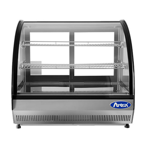 Atosa Countertop 3.5 Cu Ft Refrigerated Curved Display Case, Model# CRDC-35