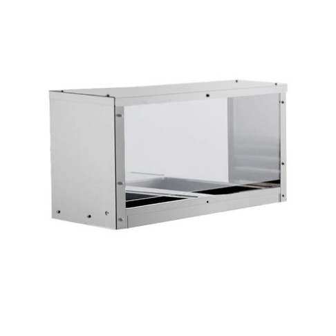 Cook Rite Overshelf & Sneezeguard for CSTEA-2C, Model# MROS-2ST