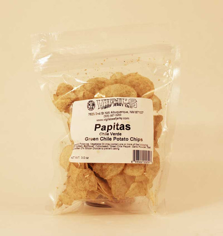 Vigil's Papitas Green Chile Potato Chips