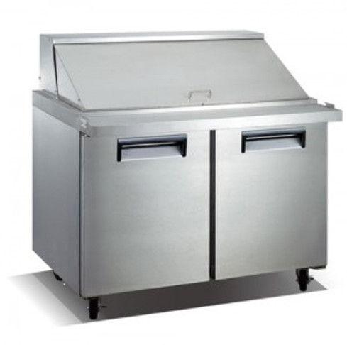 Adcraft U-Star Refrigerated Mega Top Salad / Sandwich Prep Table2 Door34"D X 47"W 9.5 Cubic Feet, Model# USSLM-2D