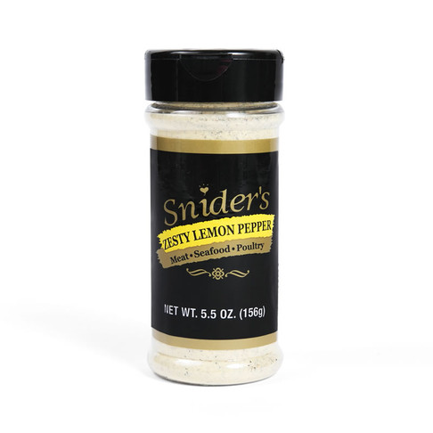 Snider's Zesty Lemon Pepper Seasoning Case of 12 - 5.5 oz. Shakers, Model# 2179079