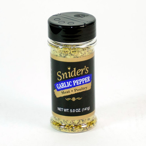 Snider's Garlic Pepper Seasoning Case of 12 - 5 oz. Shakers, Model# 2179086