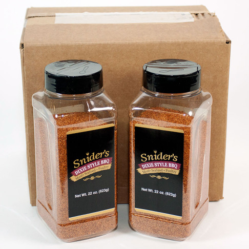 Snider's Dixie Style BBQ Spice Case of 6 Large Shakers, Model# 2179093