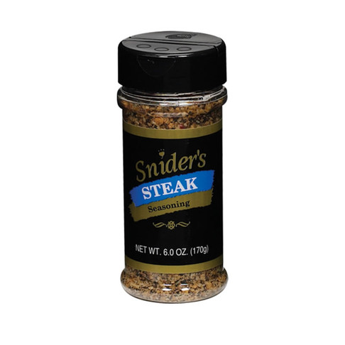 Snider's Steak Seasoning Case of 12 - 6 oz. Shakers, Model# 2179089