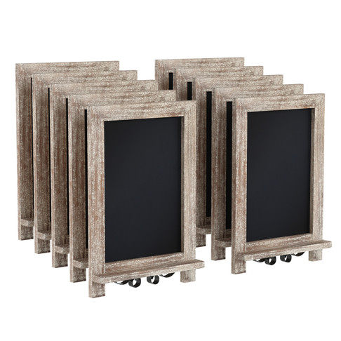 Flash Furniture Canterbury 9.5" x 14" 10 PK Weathered Chalkboards, Model# 10-HFKHD-GDI-CRE8-322315-GG