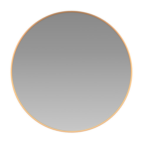 Flash Furniture Julianne 20" Round Gold Metal Framed Wall Mirror Large Accent Mirror for Bathroom, Vanity, Entryway, Dining Room, & Living Room, Model# RH-M003-RD50BB-GD-GG