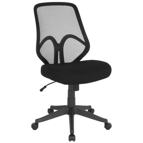 Flash Furniture Salerno Series High Back Black Mesh Office Chair, Model# GO-WY-193A-BK-GG