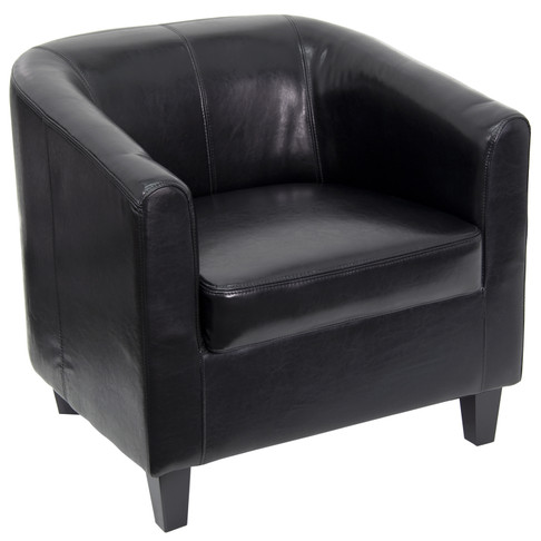 Flash Furniture Katie Black LeatherSoft Lounge Chair, Model# BT-873-BK-GG