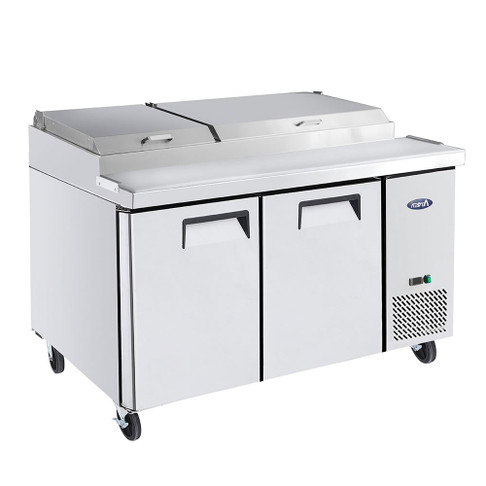 Atosa 67'' Refrigerated Pizza Prep Table, Model# MPF8202GR