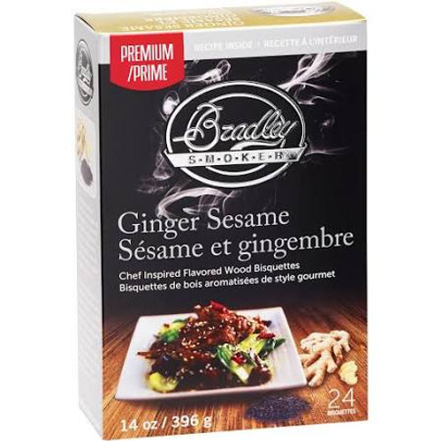 Bradley Smoker 24 Pack Ginger Sesame Premium Bisquettes, Model# BTGS24