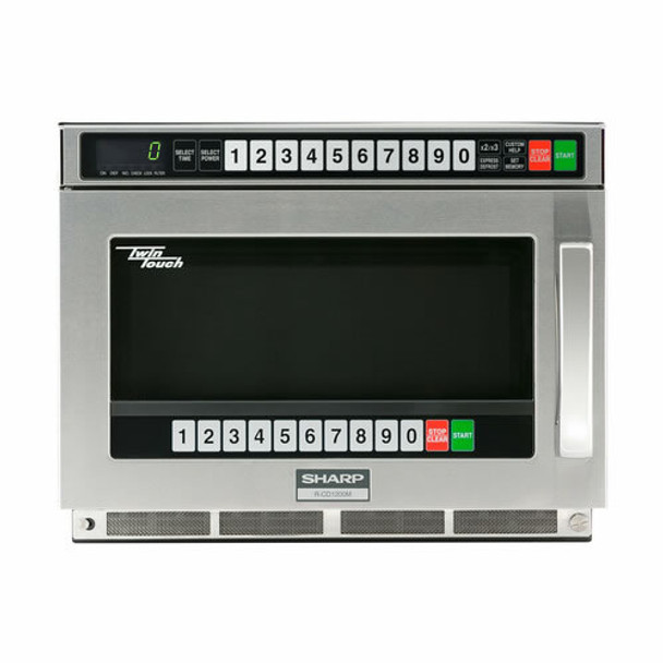 Sharp 1200 Watt Compact Programmable Commercial Microwave Oven, Model# RCD1200M