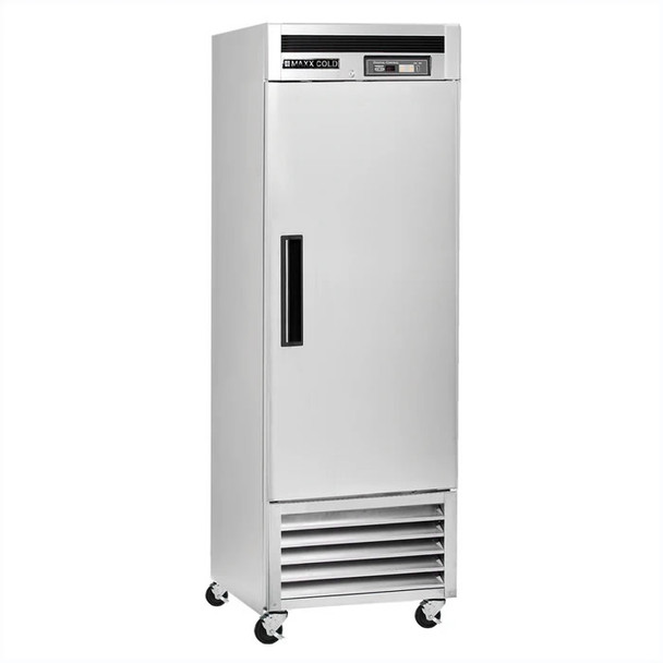 Maxx Cold 18.9 Cu Ft Single Door Reach In Refrigerator Bottom Mount, Model# MCR-23FDHC