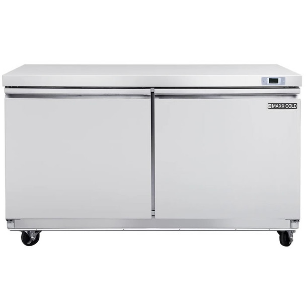 Maxx Cold Select Series 14.1 Cu Ft Undercounter Two Door Refrigerator, Model# MXSR60UHC
