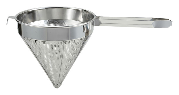 Winco 10" China Cap Strainer Coarse Stainless, Model# CCS-10C
