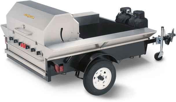 Crown Verity Towable Grill Trailer w/ 48" Grill, Model# CV-TG-2