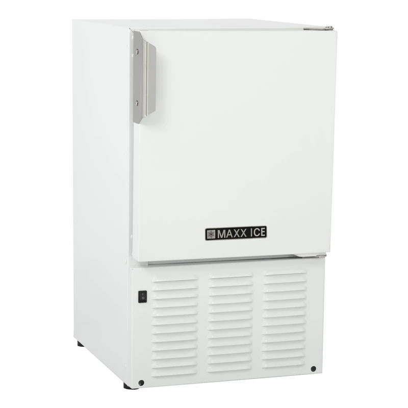 Maxx Ice 25 Lb Compact Marine Ice Machine Long Cube White, Model# MMAR25W