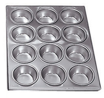 Adcraft Muffin Pan Alum 12 Cup, Model# AMP-12