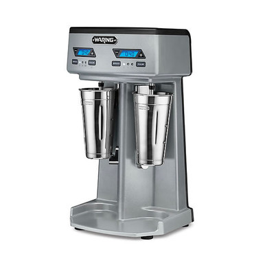 Waring WDM240TX Heavy-Duty Double-Spindle Drink Mixer with Timer