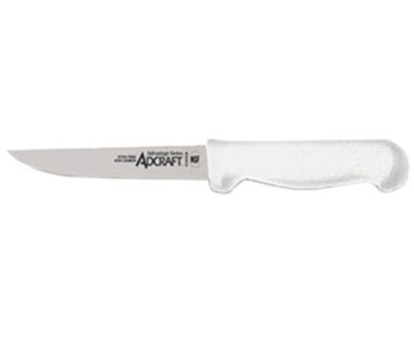 Adcraft Knife Boning Stiff 6-1/4" Wh, Model# CUT-6.25WBWH