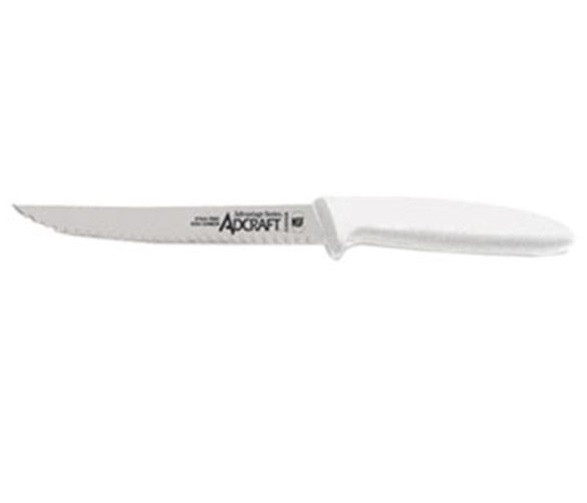 Adcraft Knife Wavy Slicer/Utility 6"W h, Model# CUT-6WAWH