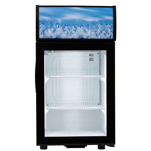 Adcraft Countertop Display Refrigerator 2 Cu. Ft., Model# CDRF-1D/2